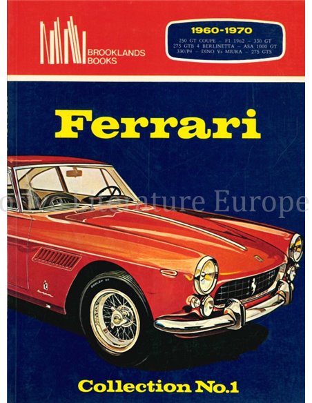 FERRARI CARS 1960-1970 ( BROOKLANDS, COLLECTION No.1)