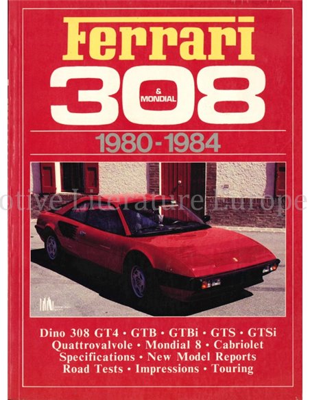 FERRARI 308 & MONDIAL 1980-1984 ( BROOKLANDS)