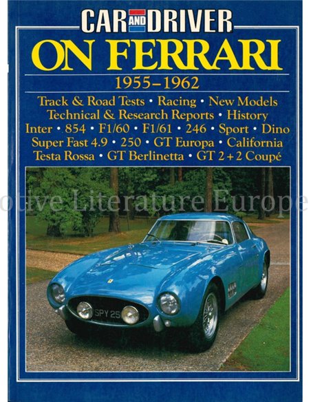 CAR AND DRIVER ON FERRARI 1955-1962 ( BROOKLANDS)