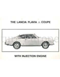 1966 LANCIA FLAVIA 1.8 COUPÉ BROCHURE ENGLISH
