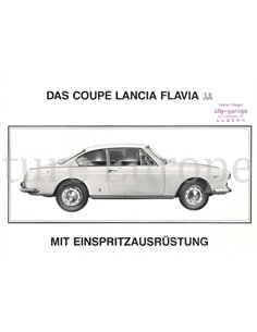 1966 LANCIA FLAVIA 1.8 COUPÉ PROSPEKT DEUTSCH