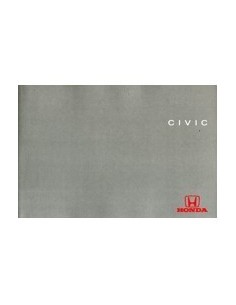 1999 HONDA CIVIC INSTRUCTIEBOEKJE NEDERLANDS