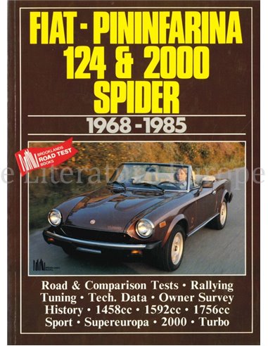 FIAT - PININFARINA 124 & 2000 SPIDER  1968-1985 (BROOKLANDS)