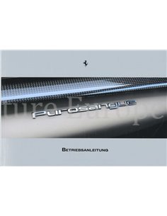 2023 FERRARI PUROSANGUE OWNERS MANUAL GERMAN