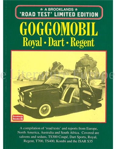 GOGGOMOBIL: ROYAL - DART - REGENT (BROOKLANDS ROAD TEST, LIMITED EDITION)
