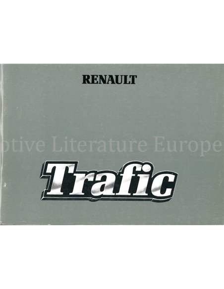 1980 RENAULT TRAFIC BETRIEBSANLEITUNG FRANZÖSISCH