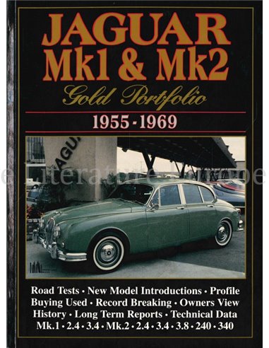  JAGUAR Mk1 & Mk2 GOLD PORTFOLIO 1951-1960 (BROOKLANDS)