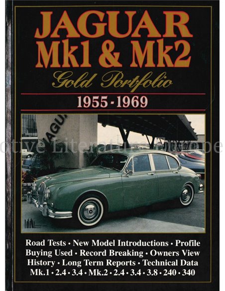  JAGUAR Mk1 & Mk2 GOLD PORTFOLIO 1951-1960 (BROOKLANDS)