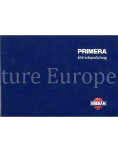 1999 NISSAN PRIMERA INSTRUCTIEBOEKJE DUITS