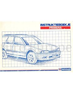1990 NISSAN PRIMERA INSTRUCTIEBOEKJE NEDERLANDS