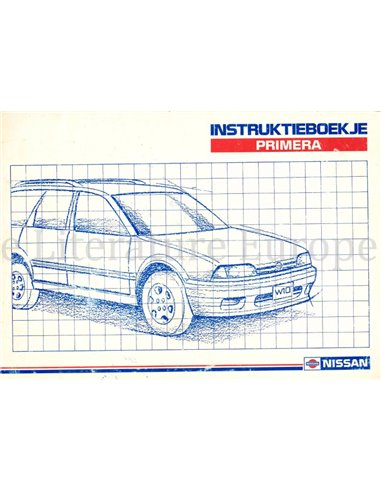 1990 NISSAN PRIMERA BETRIEBSANLEITUNG NIEDERLÄNDISCH