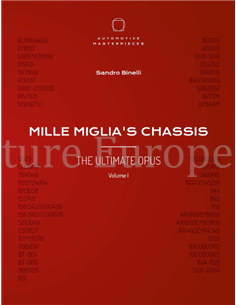 MILLE MIGLIA'S CHASSIS - THE ULTIMATE OPUS, VOLUME 1 (LIMITIERT 1500 STUCK)
