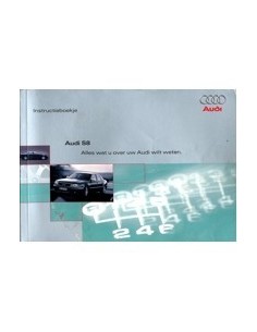 1999 AUDI S8 INSTRUCTIEBOEKJE NEDERLANDS