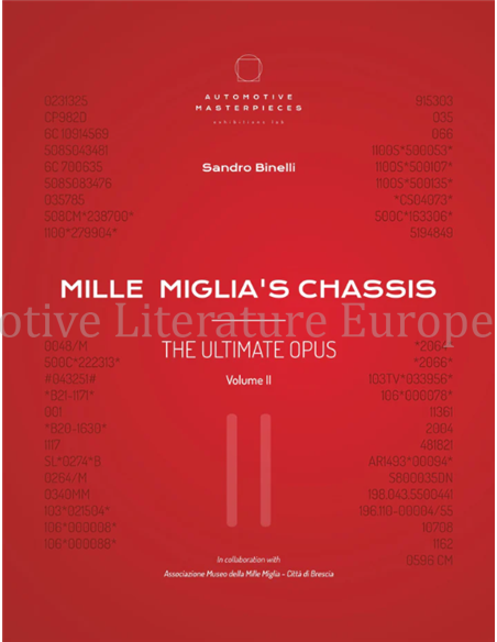 MILLE MIGLIA'S CHASSIS - THE ULTIMATE OPUS, VOLUME II (LIMITED 1400 COPIES)