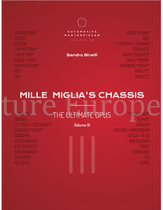 MILLE MIGLIA'S CHASSIS - THE ULTIMATE OPUS, VOLUME III (LIMITED 1000 COPIES)