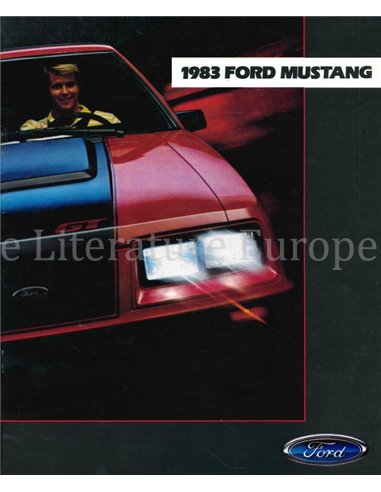 1983 FORD MUSTANG BROCHURE ENGELS (US)
