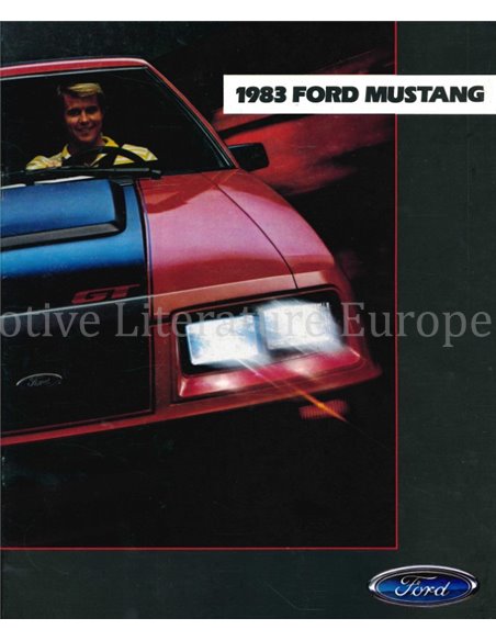 1983 FORD MUSTANG BROCHURE ENGELS (USA)