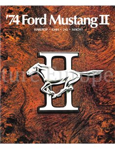 1974 FORD MUSTANG II BROCHURE ENGELS (USA)