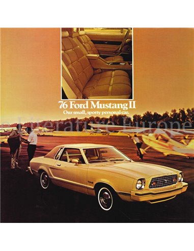 1976 FORD MUSTANG II BROCHURE ENGELS (USA)