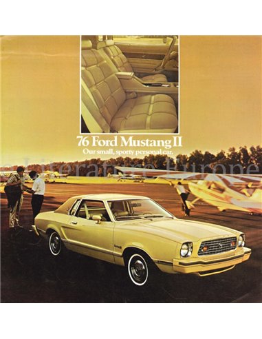 1976 FORD MUSTANG II BROCHURE ENGELS (USA)