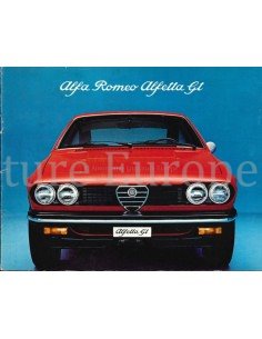 1976 ALFA ROMEO ALFETTA GT BROCHURE ENGELS (USA/CA)