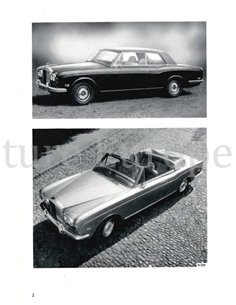 1973 ROLLS ROYCE CORNICHE INSTRUCTIEBOEKJE ENGELS 2