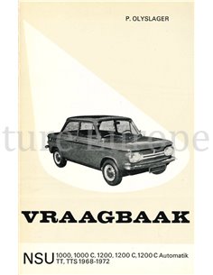 1968 -1972 NSU 1000 | 1200 | TT | TTS VRAAGBAAK NEDERLANDS