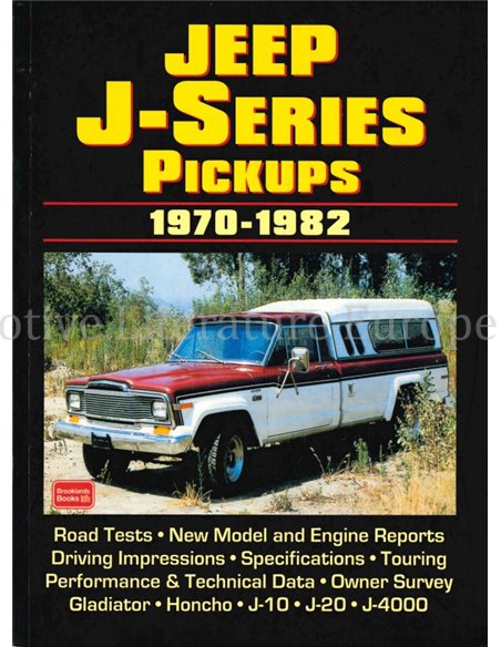 JEEP J-SERIES PICKUPS 1970 - 1982  ( BROOKLANDS)