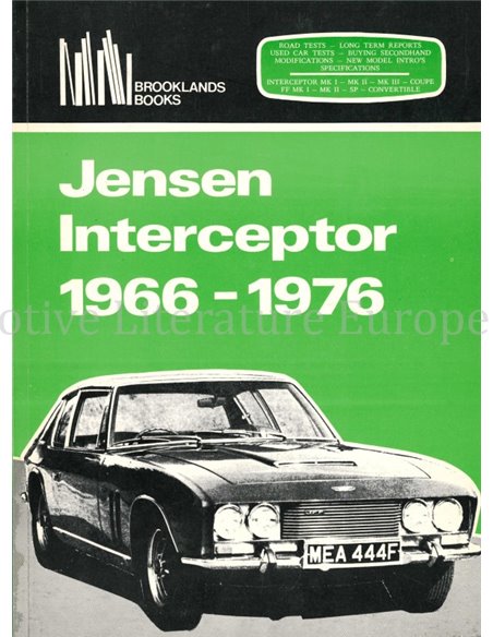 JENSEN INTERCEPTOR 1966-1976 ( BROOKLANDS)