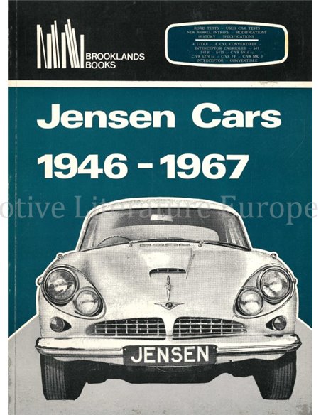 JENSEN CARS 1946-1967 ( BROOKLANDS)