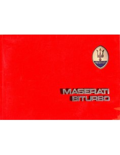 1983 MASERATI BITURBO INSTRUCTIEBOEKJE ITALIAANS