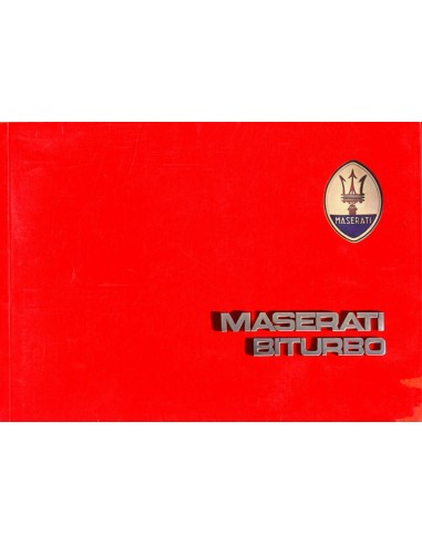 1983 MASERATI BITURBO INSTRUCTIEBOEKJE ITALIAANS
