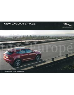 2018 JAGUAR E-PACE PROSPEKT NIEDERLÄNDISCH