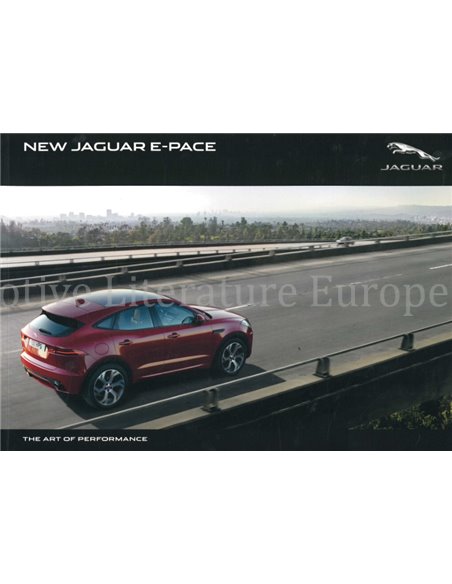 2018 JAGUAR E-PACE BROCHURE DUTCH