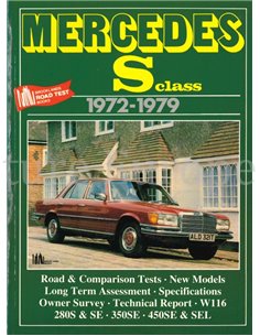MERCEDES S-CLASS 1972 - 1979  (BROOKLANDS ROAD TEST BOOK)