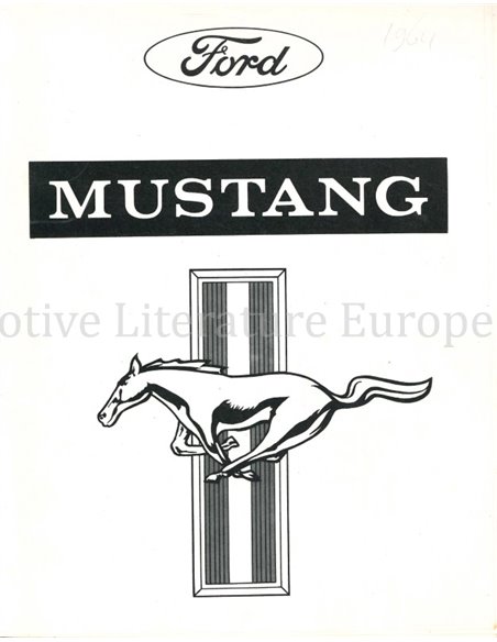 1965 FORD MUSTANG BROCHURE DUTCH