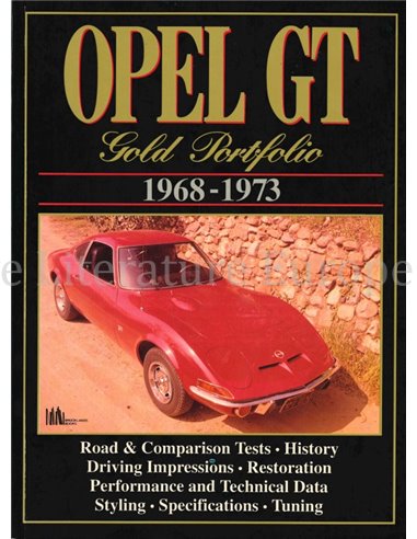 OPEL GT GOLD PORTFOLIO 1968 - 1973  (BROOKLANDS)