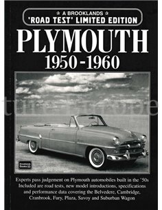 PLYMOUTH 1950 - 1960  (BROOKLANDS ROAD TEST, LIMITED EDITION EXTRA)