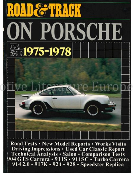 ROAD & TRACK ON PORSCHE 1975-1978 (BROOKLANDS)