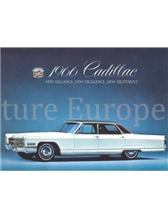 1966 CADILLAC RANGE BROCHURE ENGLISH