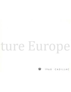 1968 CADILLAC PROGRAMM PROSPEKT ENGLISCH