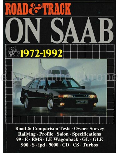ROAD & TRACK ON SAAB 1972-1992  (BROOKLANDS)