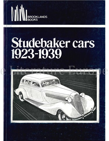 STUDEBAKER CARS 1923 - 1939  (BROOKLANDS)