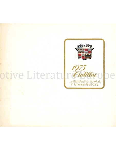1975 CADILLAC RANGE BROCHURE ENGLISH