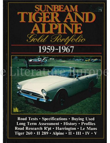 SUNBEAM TIGER AND ALPINE GOLD PORTFOLIO 1959 - 1967 (BROOKLANDS)