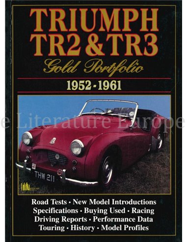 TRIUMPH TR2 & TR3 GOLD PORTFOLIO 1952-1961  (BROOKLANDS)