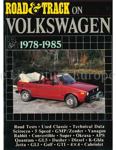ROAD & TRACK ON VOLKSWAGEN 1978-1985 (BROOKLANDS)