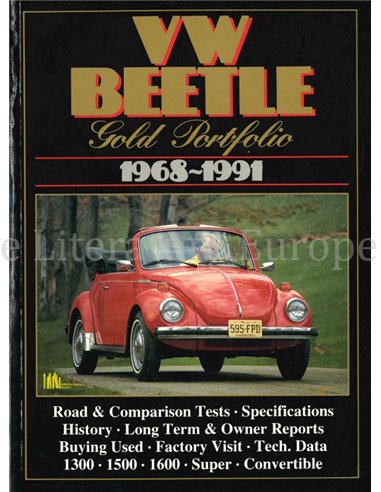 VW BEETLE GOLD PORTFOLIO 1968-1991  (BROOKLANDS)