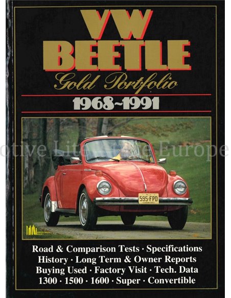 VW BEETLE GOLD PORTFOLIO 1968-1991  (BROOKLANDS)