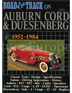 ROAD & TRACK ON AUBURN, CORD & DEUSENBERG 1952-1984 